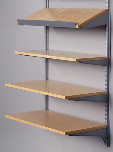 Estantería de pared - AB HYLLTEKNIK - contemporánea / de metal / para comercio