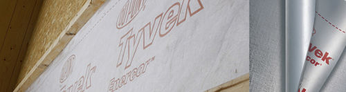 Barrera de vapor de polietileno de alta densidad PEHD - TYVEK® REFLEX - Dupont Building and Construction - reflectora