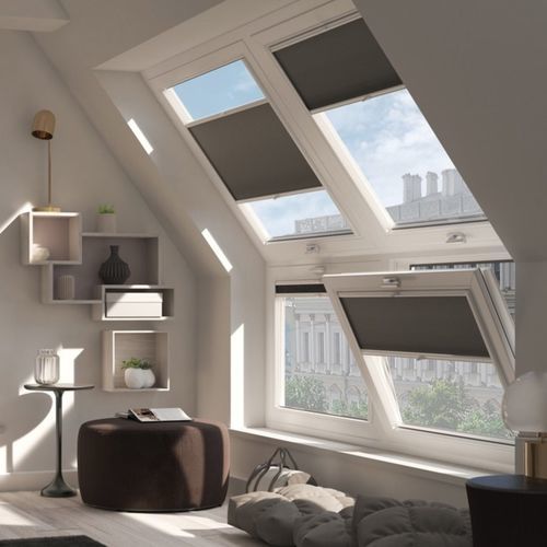 Estor plisado - PLÌ - MOTTURA SpA - para ventana / para ventana de tejado / de tejido