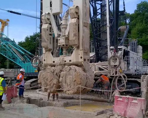 Tablestaca de metal - DIAPHRAGM WALL - FRANKI FOUNDATIONS BELGIUM