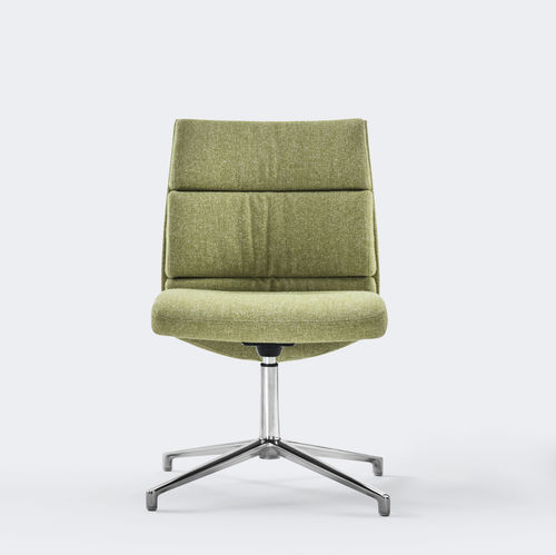 Silla de visita contemporánea - TRENDY FIRST CLASS - Aresline - de interior / de tejido / de cuero