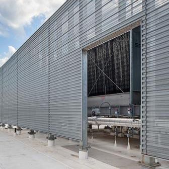 Chapa perforada - ECOSCREEN® : CS-260 - Centria Architectural Systems - acanalada / de aluminio / para revestimiento