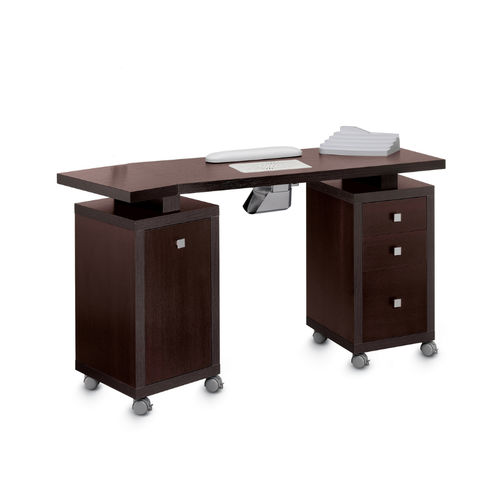 Mesa de manicura con espacio de almacenamiento - SQUARE DOUBLE  - Artecno Srl