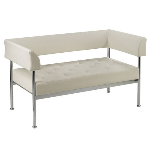 Banqueta contemporánea - BEAUTY - SASSI - de cuero / para centro de estética / con respaldo