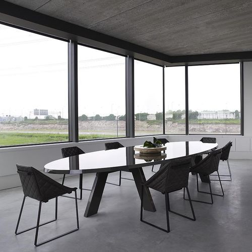 Mesa de comedor contemporánea - IDS - Piet Boon Collection - de roble / con base de roble / rectangular