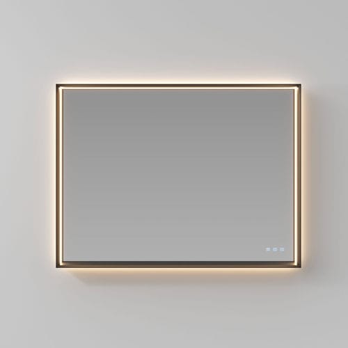Espejo para baño de pared - PIGRECO BACKLIT - IDEAGROUP - contemporáneo / rectangular / aluminio