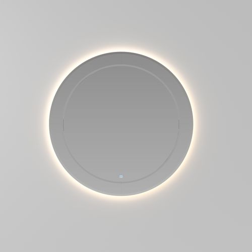 Espejo para baño de pared - MARTE rétroéclairé - IDEAGROUP - contemporáneo / redondo / con luz LED
