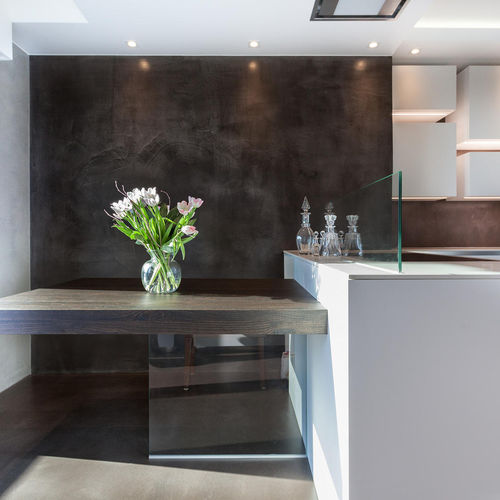 Revestimiento de pared para interior - MICRO-MINERAL - Marius Aurenti - para exterior / de hormigón encerado / suavizado