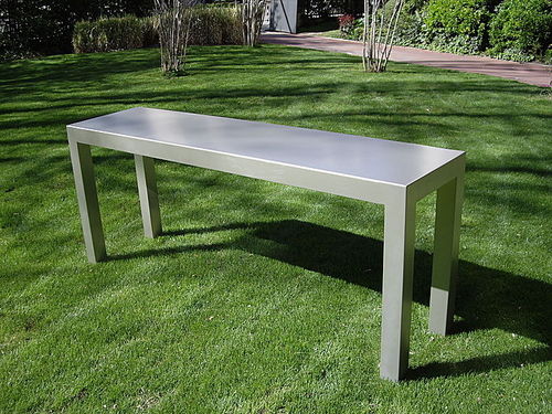 Consola contemporánea - CONSOLE 4 - GONZALO DE SALAS - de metal / rectangular / para uso residencial