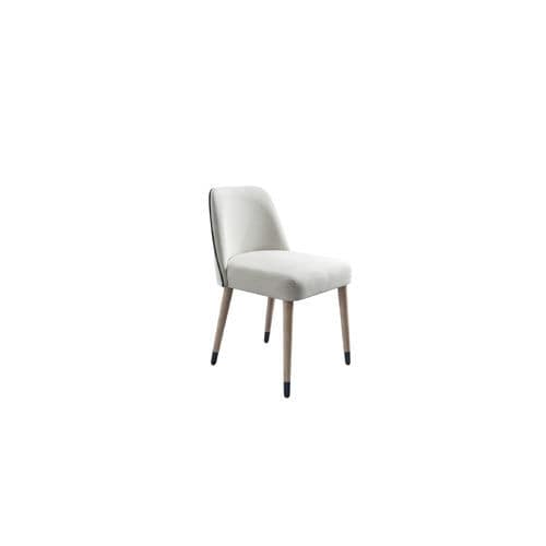 Silla de comedor contemporánea - TEN PETITE 220 - Adriana Hoyos - de interior / de tejido / con base de madera