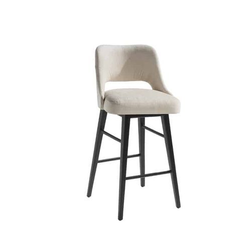 Silla de bar contemporánea - TEN 100 - Adriana Hoyos - de interior / de tejido / con base de madera