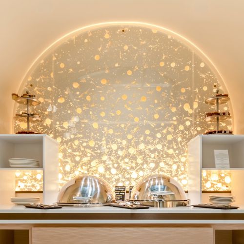 Panel decorativo de pared - HOTEL CLARIDGE / NATURE - F018 - DACRYL® - para interiores / para aplicaciones de iluminación / de revestimiento