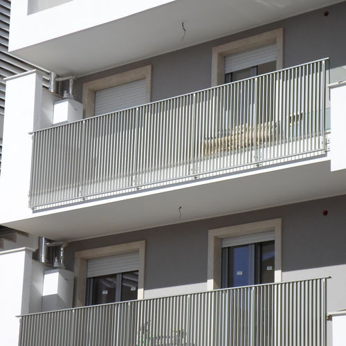 Barandilla de aluminio - TULIPAN - PESPA ALUMIN - con barrotes / de