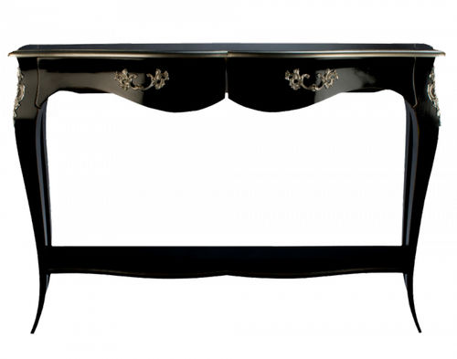 Consola de estilo Luis XV - MONTESPAN : 51001 - LABARERE - de madera lacada / rectangular / con cajón