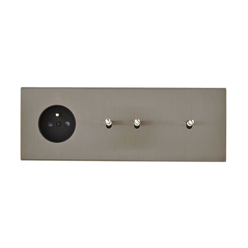 Toma de corriente - Confidence - MOD ELEC - múltiple / de pared / empotrable