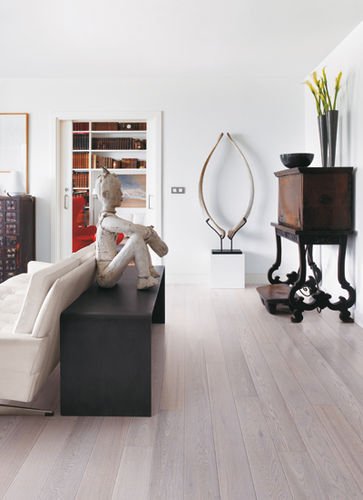 Parquet multicapa - ALPEN PARKETT SMART- ROVERE GREY - Woodco - de roble / mate / para pegar