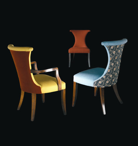 Silla de comedor clásica - PAVANE - William Yeoward - de tejido / tapizada / para uso residencial