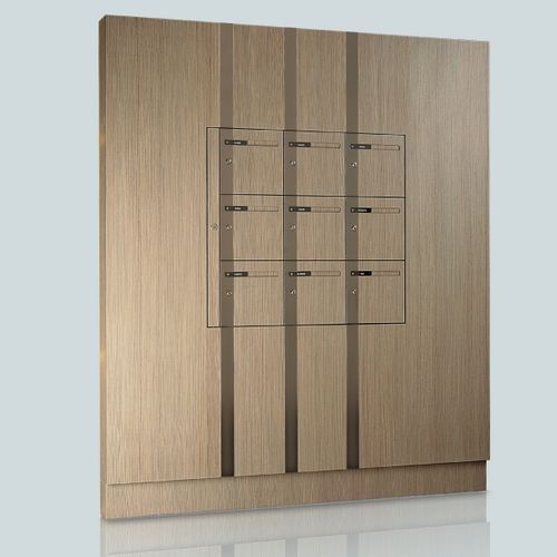 Buzón de pared - BORNEO - VISOREX - colectivo / de doble cara