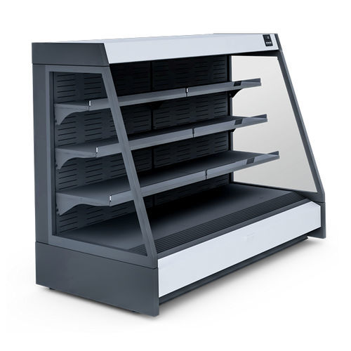 Vitrina refrigerada de estantes - TOBAGO 3 - IGLOO - para comercio / de acero inoxidable / negra