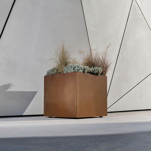 jardinera de acero COR-TEN® - CYRIA | Mobilier Urbain