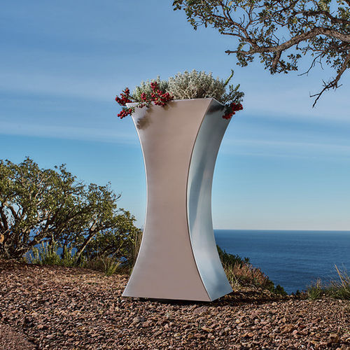 jardinera de acero inoxidable - CYRIA | Mobilier Urbain