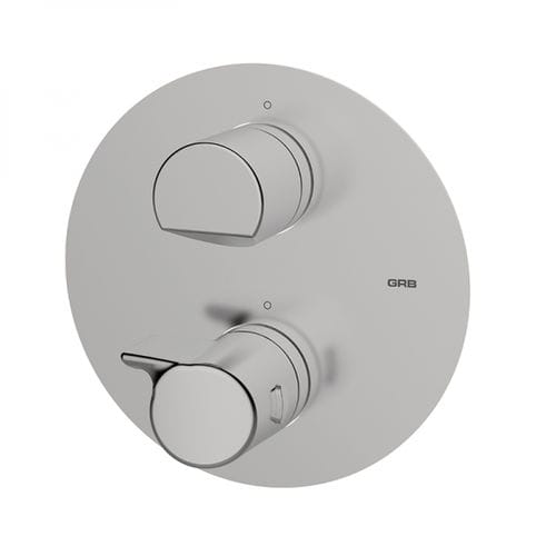 Grifo monomando para ducha - 50120500/50130500 - GRB MIXERS - encastrable / termostático / de metal cromado