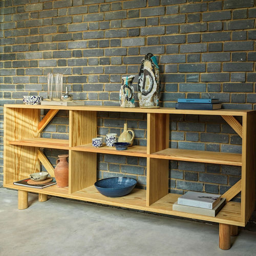 Estantería contemporánea - CRATE SERIES - Established and sons - de pino / de madera encerada / de Jasper Morrison