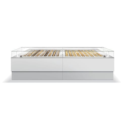 Vitrina refrigerada mostrador - P 100 - SIFA - para pastelería / de acero inoxidable / de aluminio