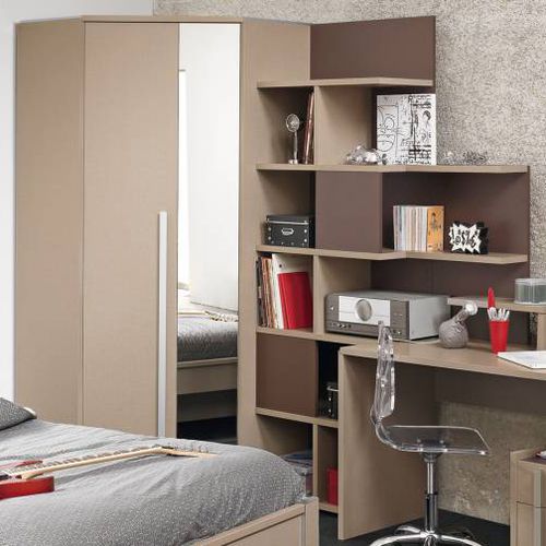 Armario de esquina - TACTIL - GAUTIER - contemporáneo / de melamina