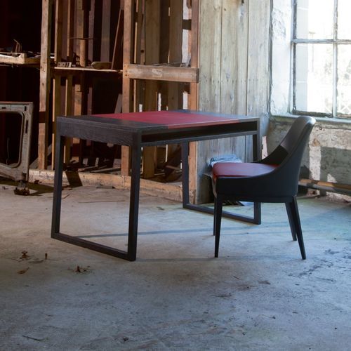 Escritorio de pie - MONTSOREAU - Duvivier - contemporáneo / de roble / de cuero