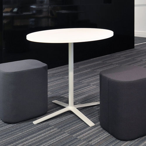 Mesa bistró contemporánea - ELAN - Orange Box - de madera / de vidrio