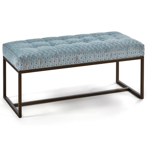 Banco contemporáneo - DIANA - MANUEL LARRAGA - de tejido / tapizado