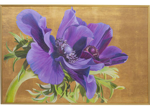 Pintura sobre papel - Violet  - KARE Design - con motivos de flores