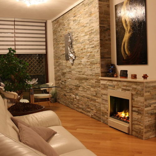 Chimenea eléctrica - FOCOLARE BASSO - MAISONFIRE - empotrable / adosada / sin conducto