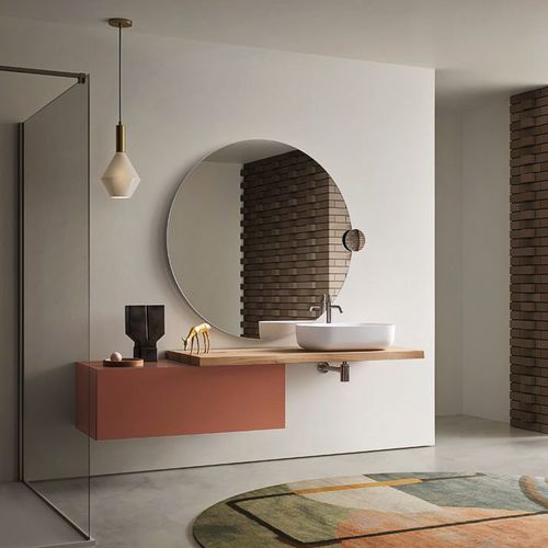 Espejo para baño de pared - GIMMY - ARBI - contemporáneo / rectangular