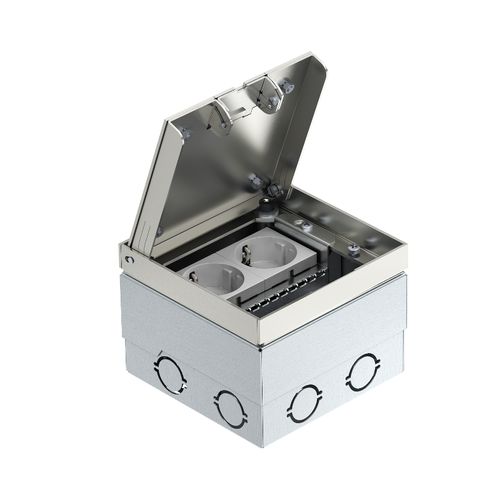 Caja eléctrica para suelo - UDHOME2 - OBO Bettermann - para tomas de