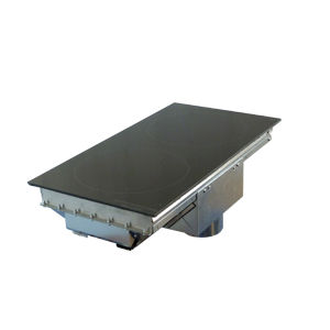 Placa de cocina de inducción - GL2 6000 FLR - ADVENTYS - 2 fuegos / empotrable / con control táctil