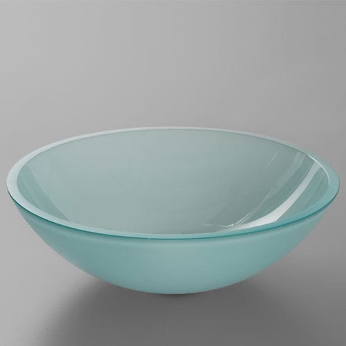 Lavabo sobre mueble - B.04 - ARTELINEA - de cristal / redondo / sin orificio