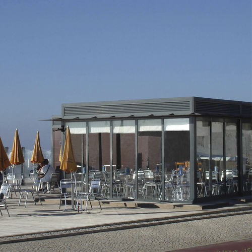 Quiosco comercial - ARQUI - LARUS DESIGN - para restauración / de información / de prensa