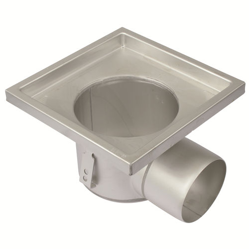 Sumidero sifónico de acero inoxidable - 726.401.110 - blucher france - para aplicaciones industriales / cuadrado