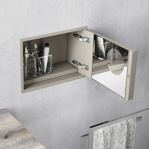 Mueble de baño contemporáneo - MY SECRET - Inda - de acero inoxidable