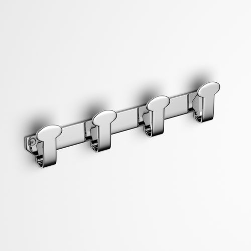 Percha contemporánea - TUY - Componendo - de acero inoxidable / cuádruple / lacada