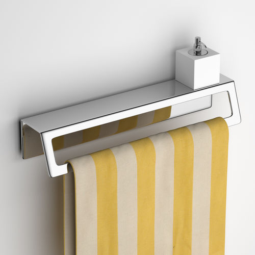 Toallero 1 barra - SERIE TUY MODELLO TP 02 - Componendo - de pared / de acero inoxidable / con jabonera