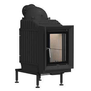 Estufa de leña - HKD 4.1 - BRUNNER - 11 kW / de suelo / contemporánea