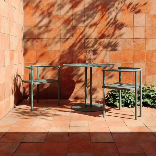 Silla minimalista - Ringer - KETTAL - de exterior / de interior / de aluminio