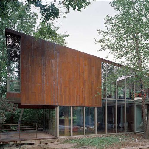 Revestimiento de fachada con escamas - ARKANSAS HOUSE - A. Zahner - de