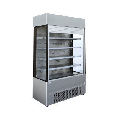 Vitrina refrigerada armario - CRONUS ELECTRIC SHUTTER - MAFIROL - para comercio / de acero inoxidable / con puerta
