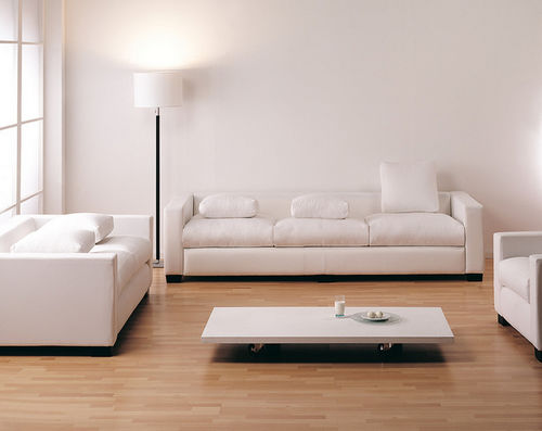 Sofá contemporáneo - Shaheen Special - PAU - de tejido / blanco / de madera
