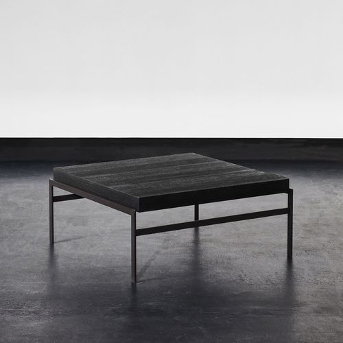 Mesa de centro contemporánea - BEA - XVL HOME COLLECTION - de madera / con base metálica pintada / rectangular
