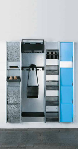 Mueble zapatero contemporáneo - Lehni - de madera